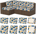 8Pcs Outdoor Cushion Covers, Stretch Patio Furniture Couch Chair Slipcovers | by VORSHAPE