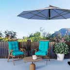 Outdoor Chair Cushions Set of 2, High Back Soft Seat Pad - Image 2