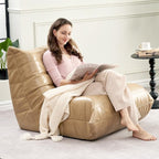 Hobestluk Giant Bean Bag Chair Lazy Floor Sofa, Memory Foam Fireside Sofa - Image 6