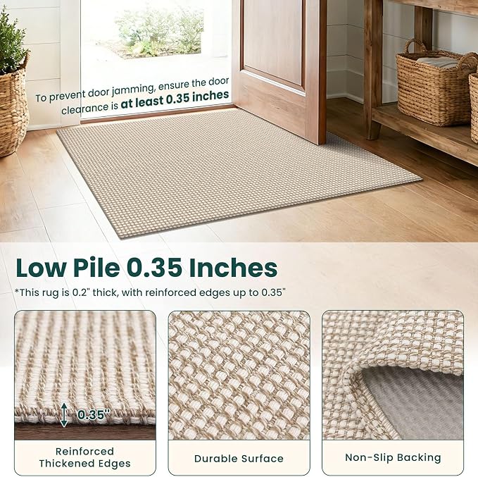 KOZYFLY 3x16 Runners Rugs for Hallway, Extra Long Washable Runner Rug, Non Slip - Image 5