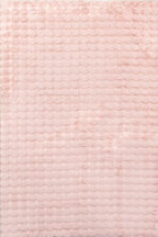 nuLOOM Jeni Blush Checkered Washable Area Rug - Image 3