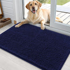 OLANLY Dog Door Mat for Muddy Paws 36x24, Super Absorbent Chenille Mud Mat | by OLANLY