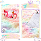 3x5 Rainbow Fluffy Soft Area Rug Non-Slip - Image 4