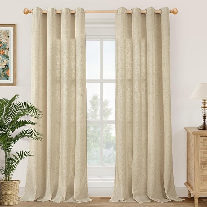 YoungsTex Burlap Linen Curtains by YoungsTex