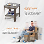 Joyside Patio Chair with Side Table - Image 5