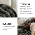 Bedsure GentleSoft Fuzzy Sherpa Faux Fur Twin Blanket Olive Green Cozy Gifts - Image 4