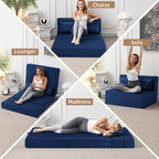FILUXE Folding Sofa Bed | Convertible Sleeper Chair Bed - Image 2