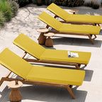 Chaise Lounge Cushion Outdoor, Waterproof and Stain-Resistant Lounge Deck - Image 2