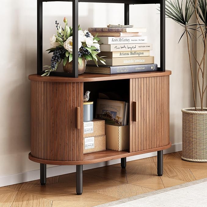 ONBRILL 71" Tall Bookshelf, 4-Tier Book Shelf - Image 6
