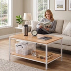 ZenStyle Industrial Coffee Table - Image 2