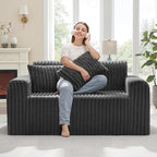Hobestluk Couch Sofa 2-Seater Foam Sofa Loveseat by YourHomeDeservesMore