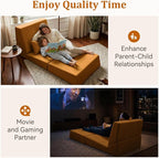Fold Out Chair Bed, Folding Sofa Bed, 3 in 1 Convertible Sleeper Chair Bed - Image 4
