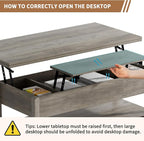 SYESWAY 42'' Lift Top Coffee Table - Image 8