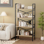Homeiju 4 Tier Bookshelf 23.6" Width, Kids Bookshelf - Image 7