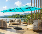 SUPERJARE 15FT Outdoor Patio Umbrella by SUPERJARE