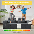 Folding Sofa Bed, 4 in 1 Convertible Sleeper Chair - Image 7