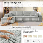 135" Cloud Sectional Couch - Image 5