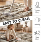 Area Rugs for Living Room, 5x7 Feet Soft Fluffy Shagg Plush Rug High Pile Large - Image 7