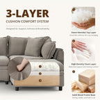 146.4'' Modular Sectional Sofa - Image 4