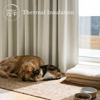 NICETOWN Window Treatment Thermal Insulated Rod Pocket Room Darkening - Image 3
