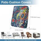 Waterproof Outdoor Cushion Covers, Stretch Patio Slipcovers | UV Resistant - Image 6