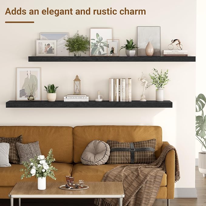 48 Inch Floating Shelves, 12 Inch Deep Floating Shelves - Image 2