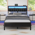 Furnulem Full Size Bed Frame by Furnulem