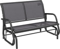 Outsunny 2-Person Outdoor Glider Bench, Patio Double Swing Rocking Chair by Outsunny