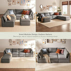 mopio Oversized Modular Sectional Sofa - Image 3