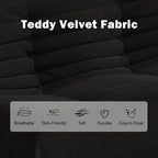 Bean Bag Chair, Loveseat Fireside Chair Bean Bag Sofa Large Bean Bag Chair - Image 6