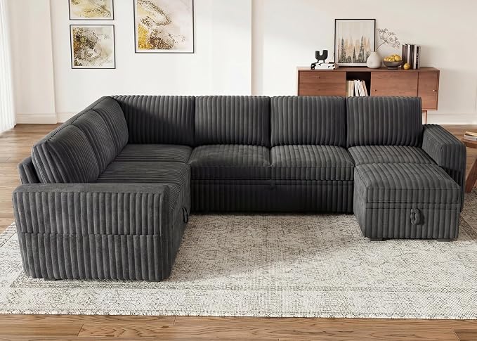 HONBAY Modular Sectional Sleeper Sofa - Image 9