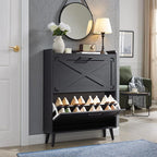 Barnyatoh Shoe Storage Cabinet, Farmhouse Shoe Organizer - Image 3