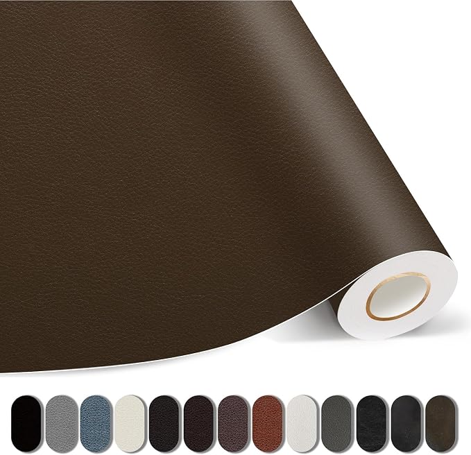 Kangshoon Leather Repair Patches, 17X79 Inch Self-Adhesive Leather Repair Tape by GiveYourFurnitureaNewLife