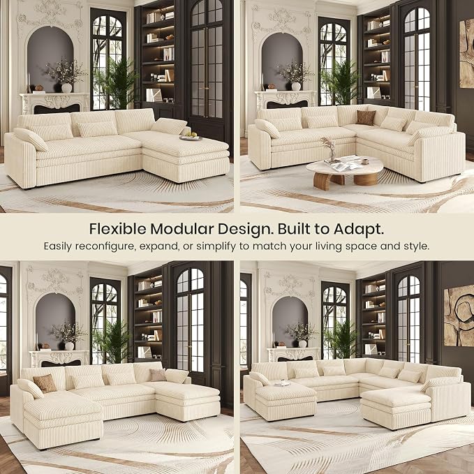 Belffin Large Modular Sectional Sofa - Image 5