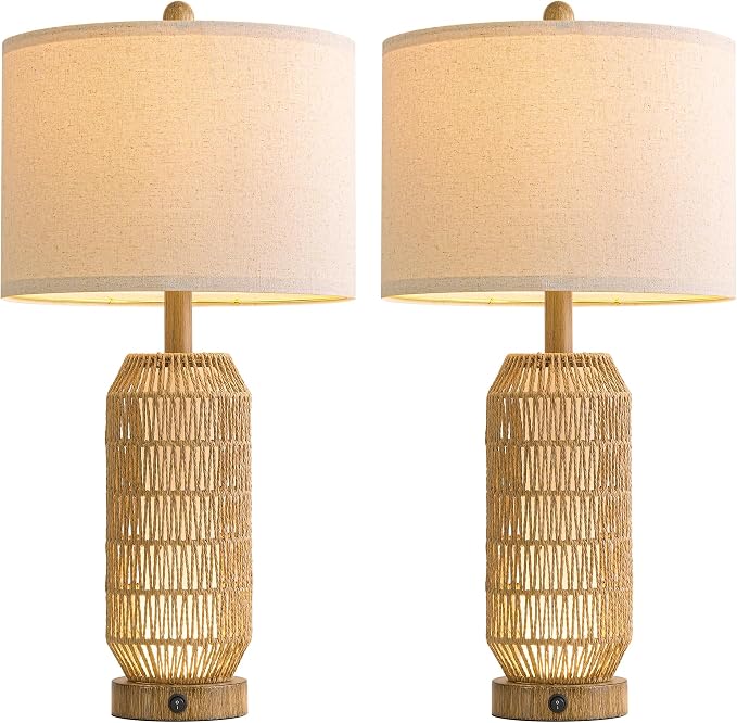 OYEARS 25" Table Lamps Set of 2 - Image 9