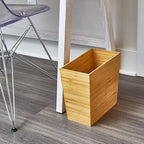 iDesign Rectangular Bamboo Waste Basket, The Formbu Collection – 10.5" x 5.75" - Image 3