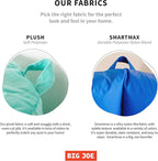 Big Joe Milano Beanbag Chair Kid's Sapphire Smartmax - Image 7
