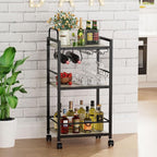 Bar Cart for The Home, 3 Tier Kitchen Carts - Image 7