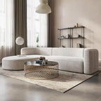 Acanva Luxury Modern Tight Curved Back Velvet Sofa, Minimalist Style Comfy Couch - Image 4