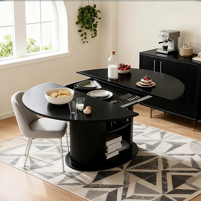Wildhome Extendable Round Dining Table - Image 8