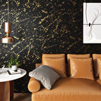 FunStick Thick Black and Gold Marble Contact Paper - Image 6