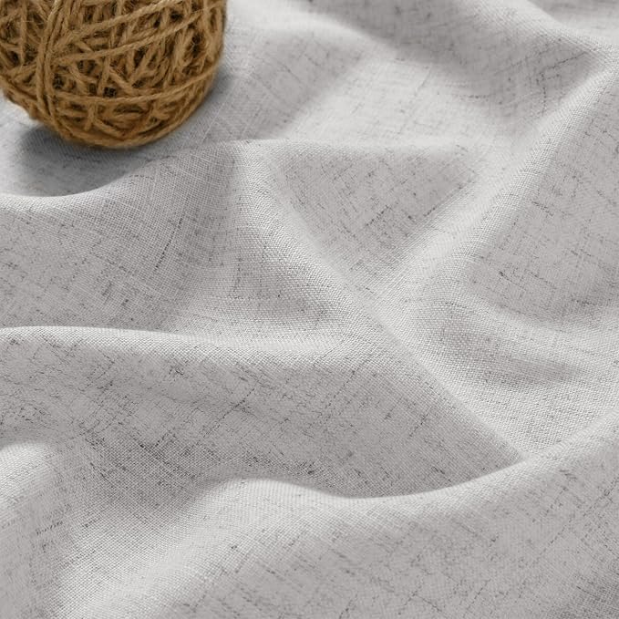 Grey Linen Curtains 80 Inches Length - Image 5