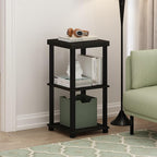 Furinno Turn-N-Tube Side Table, 3-Tier Thick Tabletop End Table - Image 2