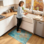 RELEANY Washable 2'x3' Abstract Area Rug - Image 2