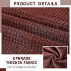 Peryiter 3 Pcs Couch and Loveseat Covers Set Sofa Cover - Image 5