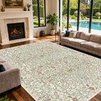 Area Rug for Living Room, 10x12 Large Washable Rugs for Dining Room, Non Slip - Image 2