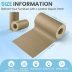 Leather Repair Patch Tape Kit, Vinyl Leather Repair Kit - Image 2