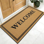 OLANLY Front Door Mat, Low Profile Doormat, Stain and Fade Resistant, by OLANLY