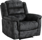 EBELLO Manual Recliner Chair, Soft Fabric Recliner Sofa - Image 8