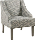 Homepop Home Decor | Upholstered Classic Swoop Arm Accent Chair | Accent Chairs by HomePop